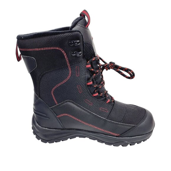 Rockmark Winter Snow Boots Men's Sz 7 Black Outdoor Warm Mid Calf Waterproof New - Picture 9 of 16